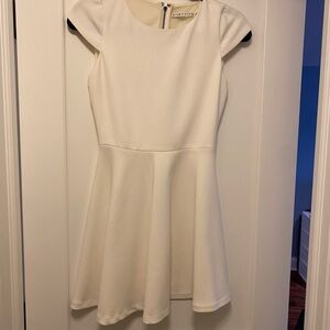 Alice and Olivia off while A line dress